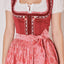 Kruger Mini Dirndl 2pcs. 50cm "Ulrika" red