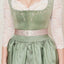 Kruger Midi Dirndl 2pcs. 60cm "Neelia" green