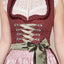 Kruger Mini Dirndl 2pcs. 50cm "Doris" red