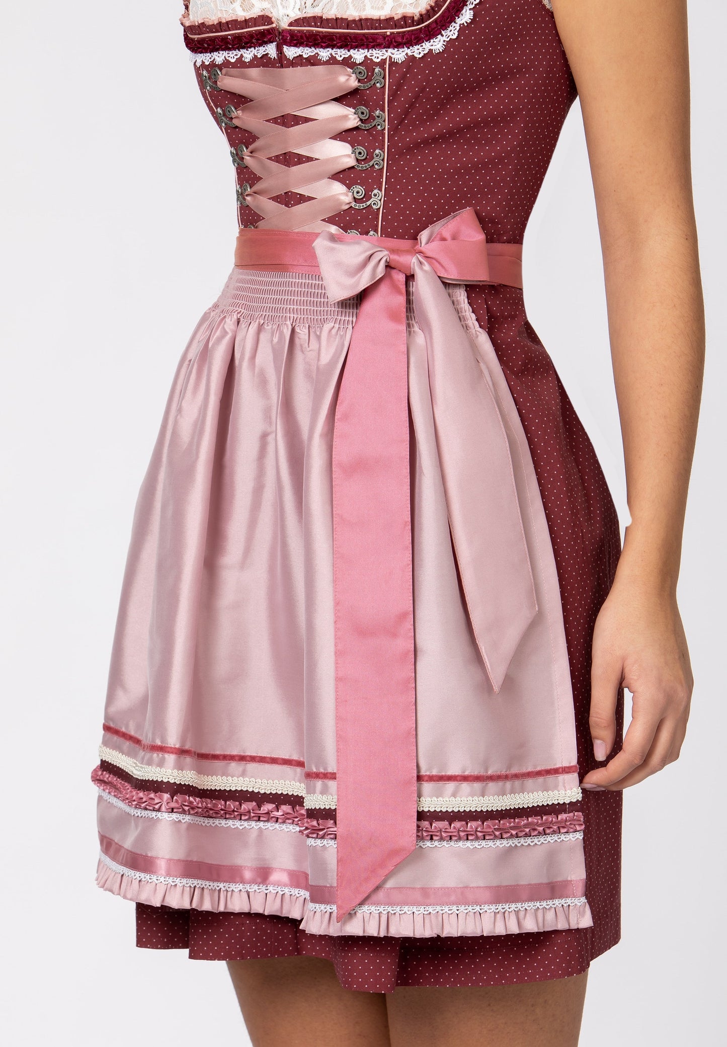 Stockerpoint Midi Dirndl Harper 60cm 2pcs. (42,46 pink) (40 blue) closeout