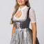 Stockerpoint Mini Dirndl 2pcs. 55cm "Loredana" anthracite (40)