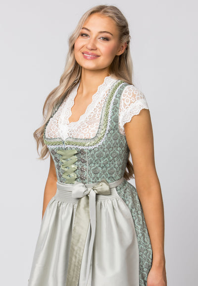 Stockerpoint Mini Dirndl 2pcs. 55cm "Ruby" sage (closeout) 32,34