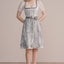 Kruger Midi Dirndl 2pcs. 60cm "Macie" grey